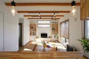 無垢材の床がある木内工務店の家